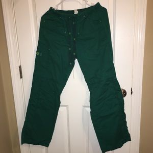 Hunter green Wonderwink Scrub Pants